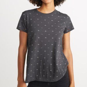 MARINE LAYER PHANTOM EYE PRINT CREW TEE - M